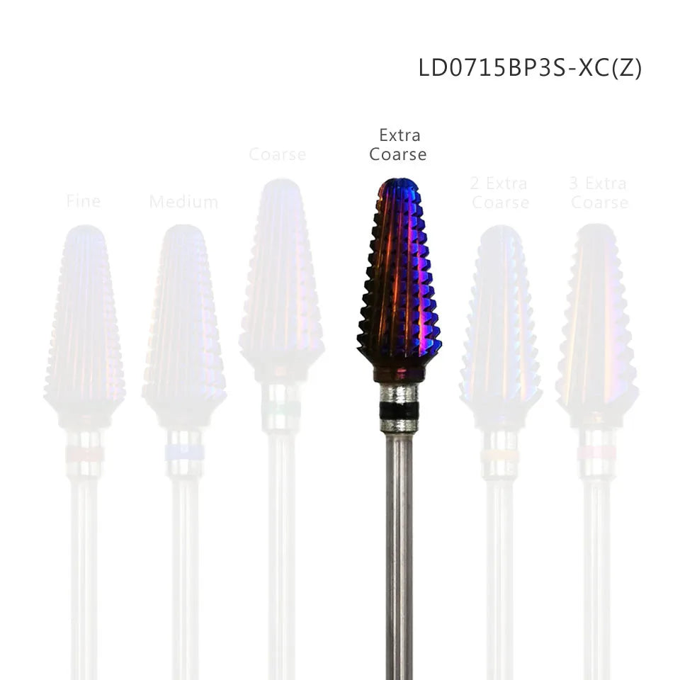 Purple Carbide Nail Drill Bits 3/32" Tornado