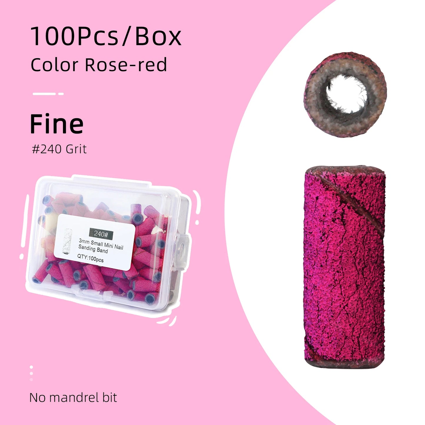 3mm Small Sanding Bands Mini #240