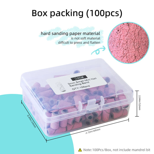 3mm Small Sanding Bands Mini #240