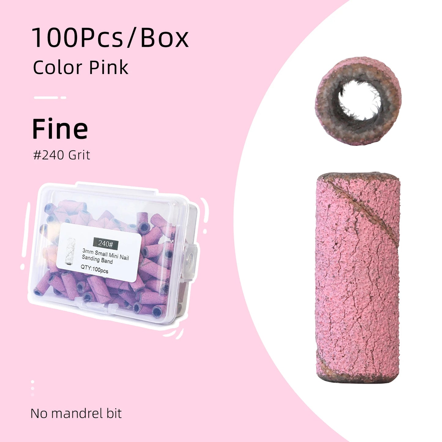 3mm Small Sanding Bands Mini #240