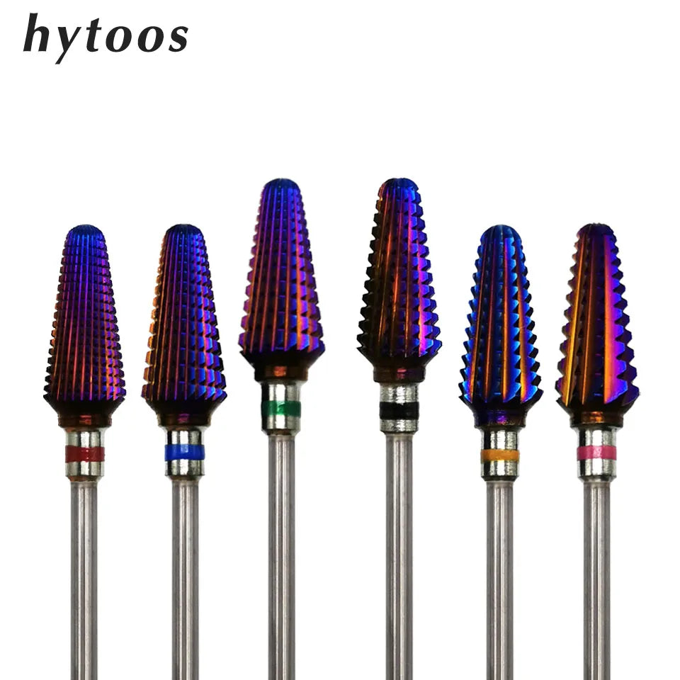 Purple Carbide Nail Drill Bits 3/32" Tornado