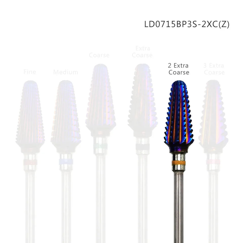 Purple Carbide Nail Drill Bits 3/32" Tornado
